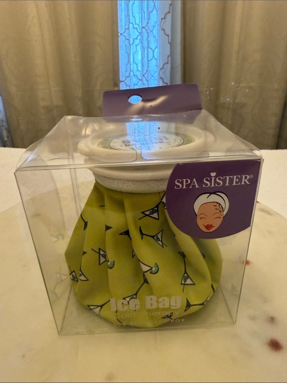 Lime Green Ice Bag for Cold & Hot Therapy